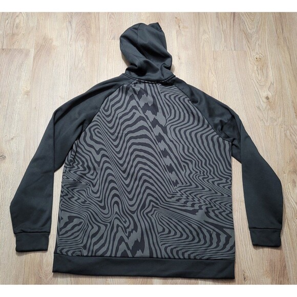 Nike Hoodie Men Therma Dri-Fit Swoosh Pullover Training size XL Black Sweatshirt - Picture 2 of 8